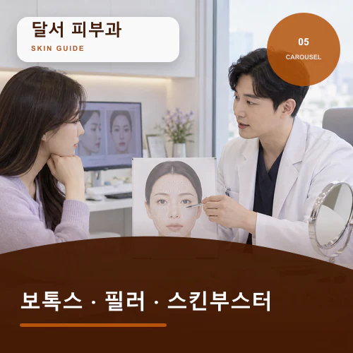 달서피부과 | 달서 스킨부스터·보톡스·필러, 기대 변화 우선순위